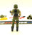 1989 VINTAGE ARAH G.I. JOE BACKBLAST V1 ANTI-AIRCRAFT SOLDIER LOOSE 100% COMPLETE (a)