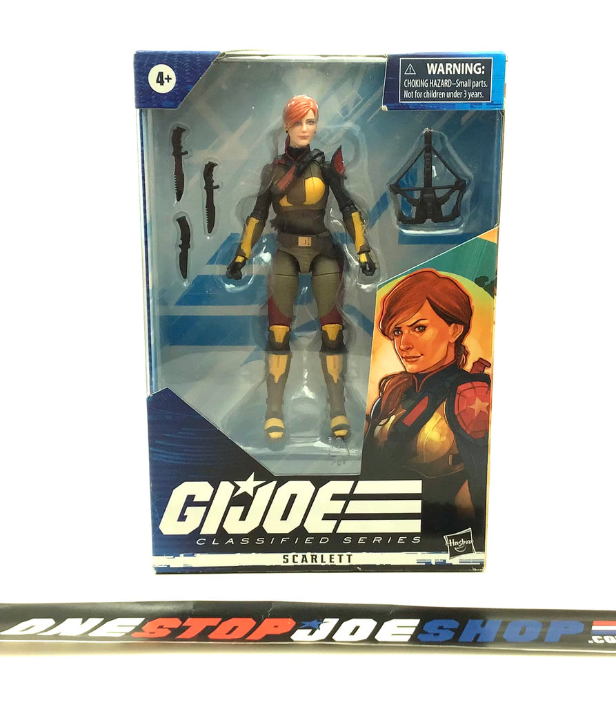 2020 CLASSIFIED G.I. JOE SCARLETT #05 6" FIGURE FIELD VARIANT REDECO WAVE 1 NEW SEALED