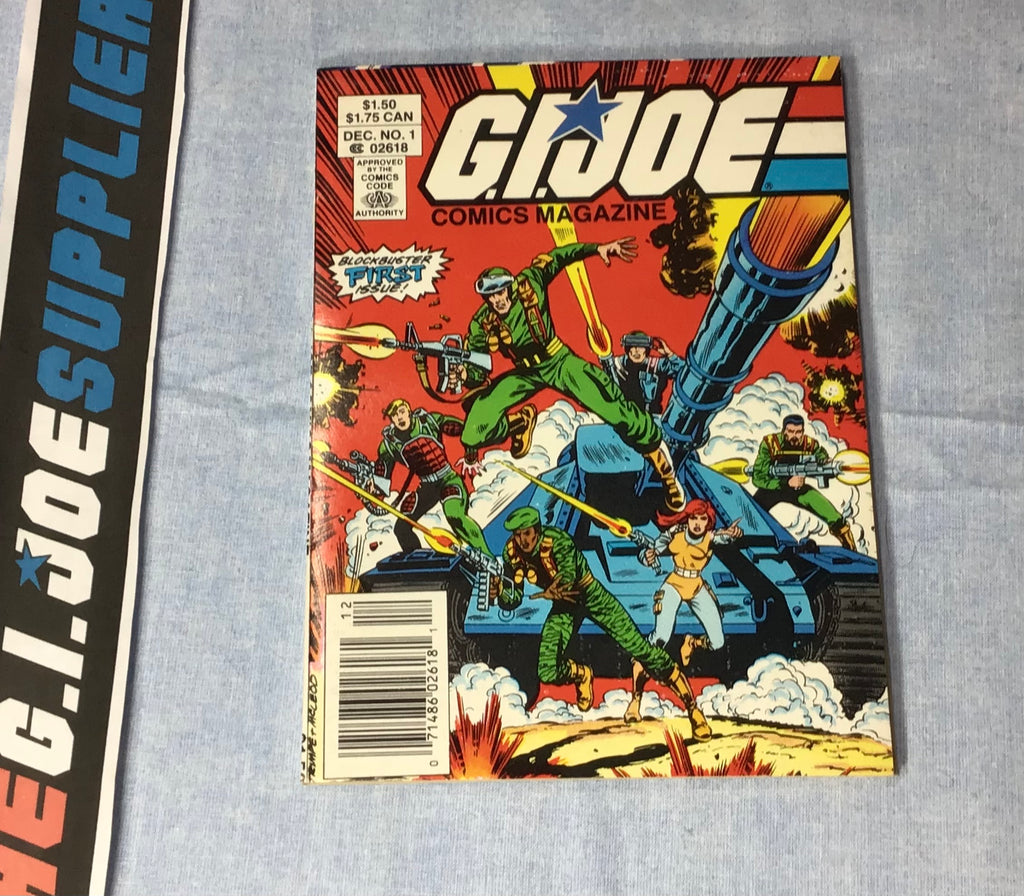 MARVEL COMICS G.I. JOE COMICS MAGAZINE (1986-1988) ISSUE #1 COMIC BOOK DECEMBER 1986