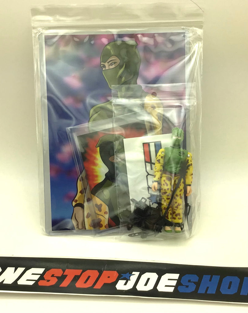 2025 JOEFEST G.I. JOE JINX V1 NINJA O-RING CONVENTION EXCLUSIVE LOOSE 100% COMPLETE W/ FULL CARD