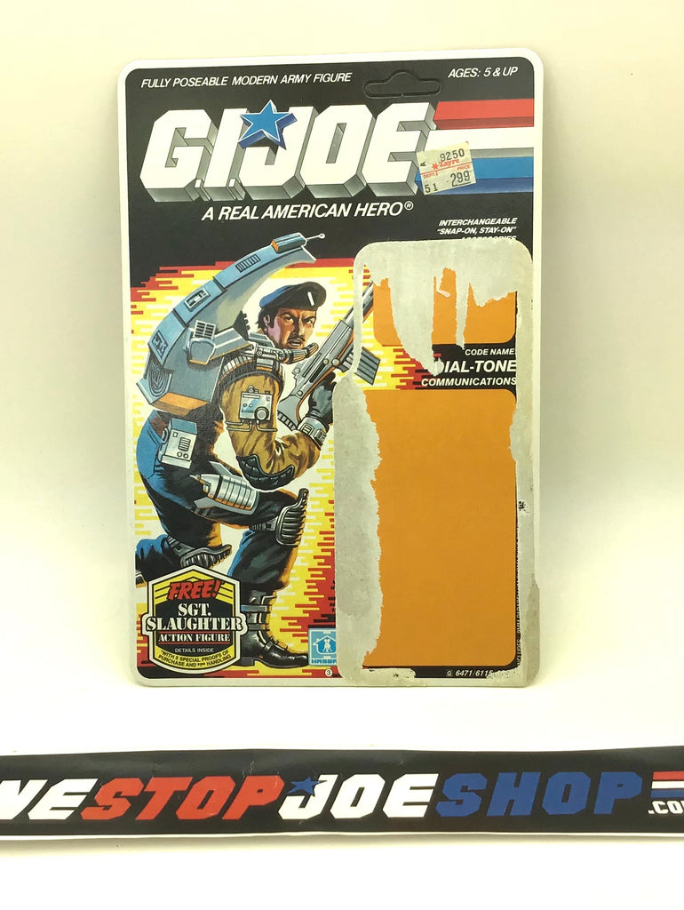 1986 VINTAGE ARAH DIAL TONE V1 SLAUGHTER OFFER FULL FILE CARD UNPUNCHED