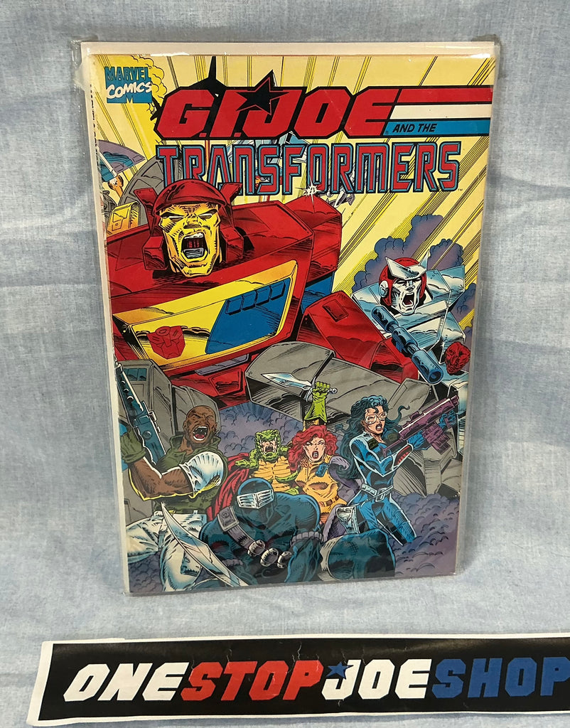 MARVEL COMICS G.I. JOE AND THE TRANSFORMERS (1993) ISSUES #1-4 TPB COMIC BOOK FIRST PRINTING