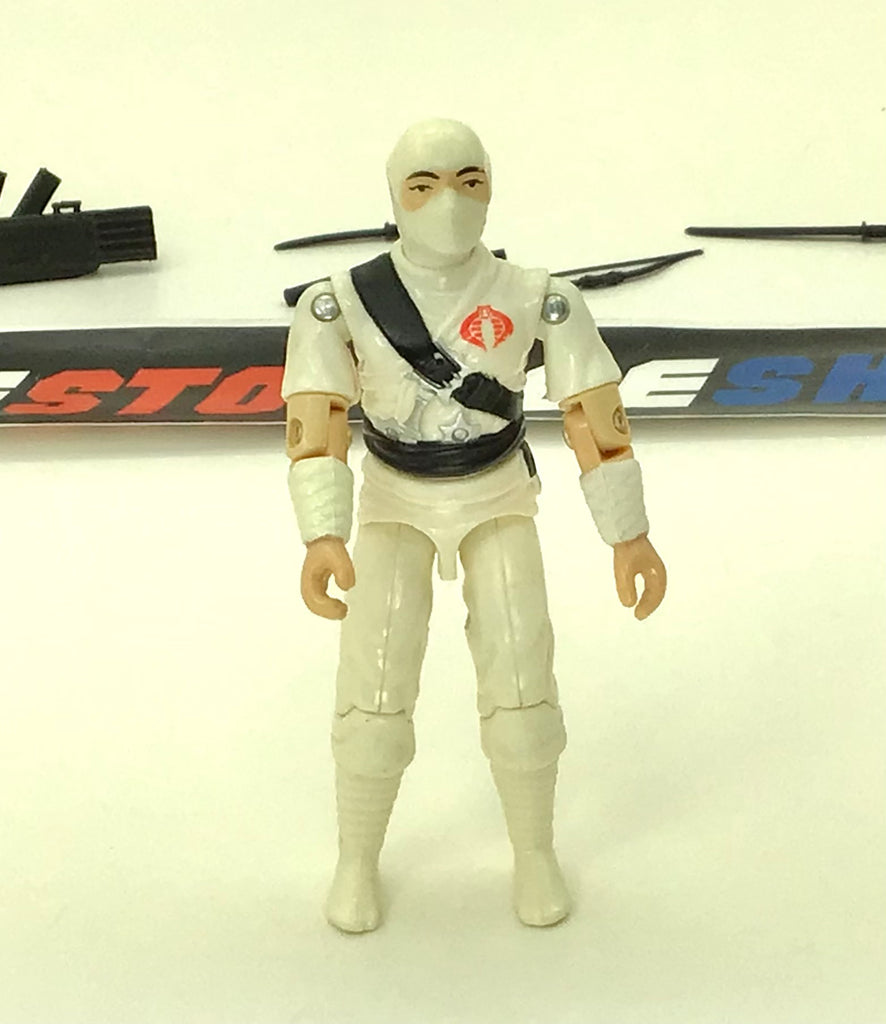 1984 VINTAGE ARAH G.I. JOE COBRA STORM SHADOW V1 NINJA MERCENARY LOOSE 100% COMPLETE (e)
