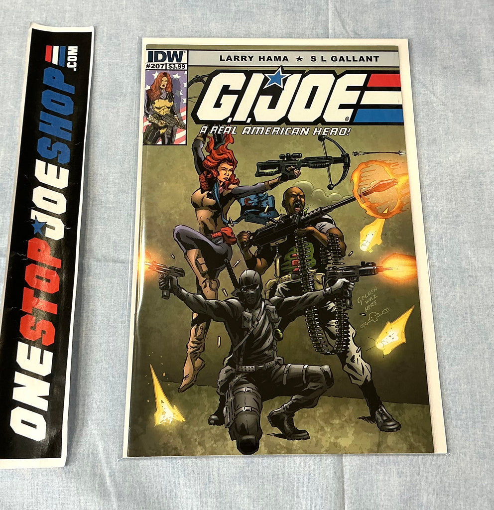 IDW PUBLISHING G.I. JOE A REAL AMERICAN HERO (2010-2022) ISSUE #207 [COVER A GALLANT] COMIC BOOK OCTOBER 2014 (bh)