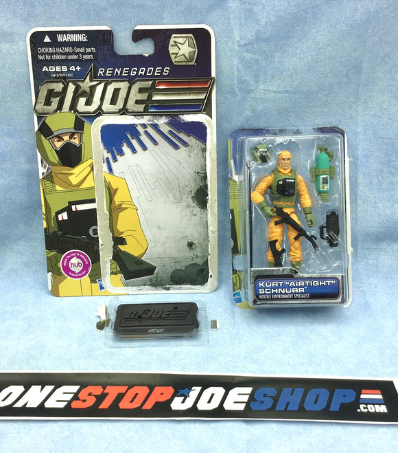 2011 30TH ANNIVERSARY G.I. JOE AIRTIGHT V3 NEW LOOSE 100% COMPLETE + FULL CARD