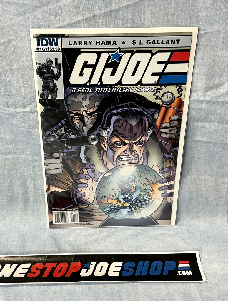 IDW PUBLISHING G.I. JOE A REAL AMERICAN HERO (2010-2022) ISSUE #167 [COVER B WHIGHAM] COMIC BOOK JUNE 2011 (bt)