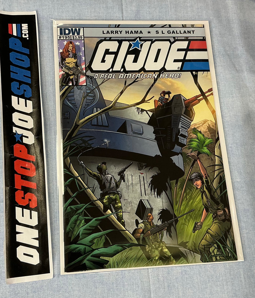 IDW PUBLISHING G.I. JOE A REAL AMERICAN HERO (2010-2022) ISSUE #195 [COVER A GALLANT] COMIC BOOK OCTOBER 2013 HIGH GRADE (bh)