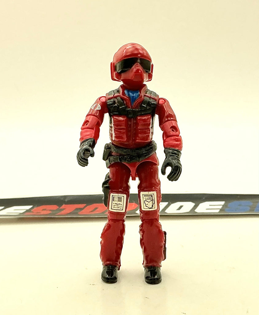 1984 VINTAGE ARAH G.I. JOE COBRA WILD WEASEL V1 RATTLER PILOT LOOSE 100% COMPLETE (i)