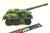 1984 ARAH G.I. JOE SLUGGER SELF PROPELLED CANNON VEHICLE ONLY LOOSE 100% COMPLETE (e)