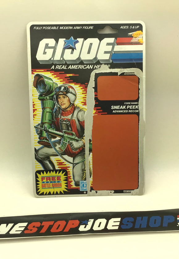 1987 VINTAGE ARAH SNEAK PEEK V1 BATTLE RIBBON OFFER FULL FILE CARD