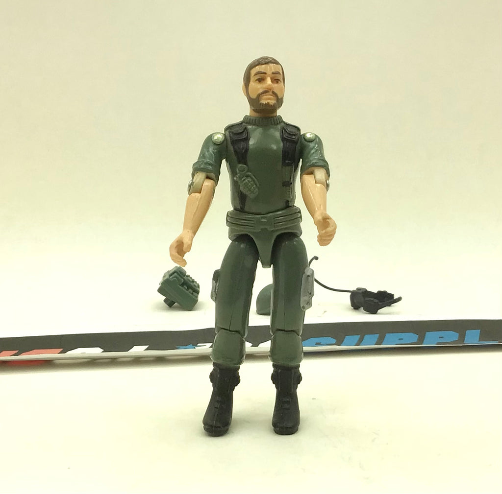 1982 VINTAGE ARAH G.I. JOE BREAKER V1 COMMUNICATIONS OFFICER LOOSE 100% COMPLETE (f)