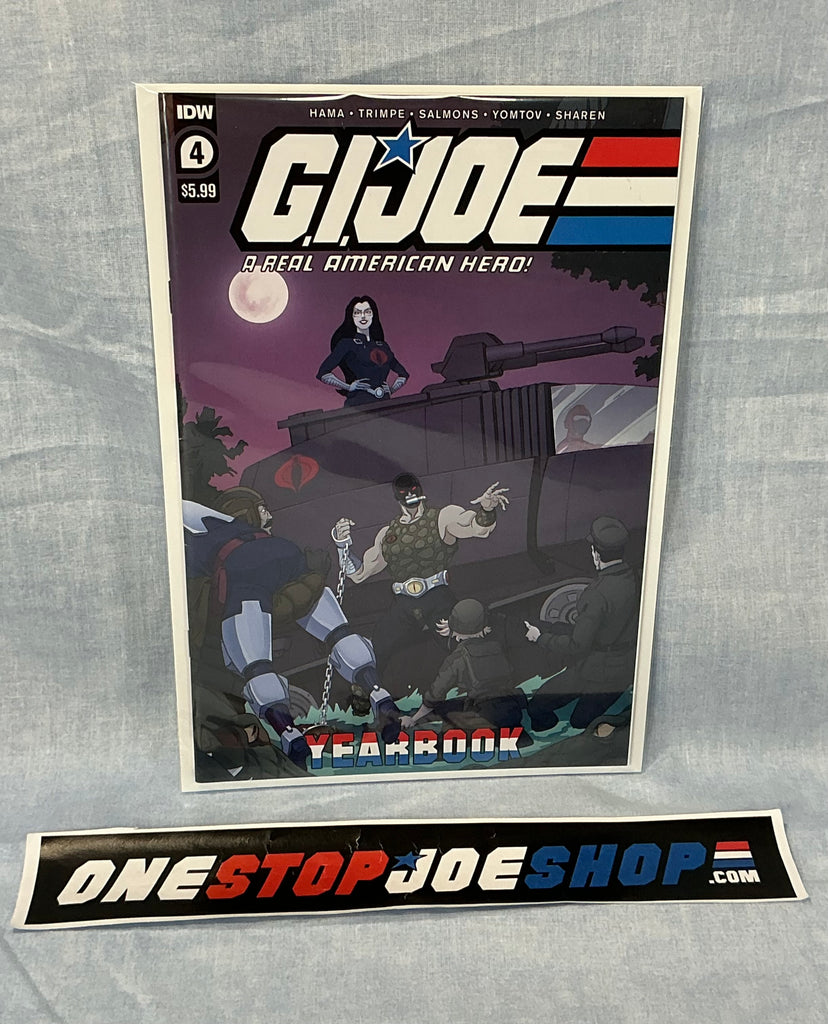 IDW PUBLISHING G.I. JOE YEARBOOK (1985-1988) ISSUE #4 REPRINT COMIC BOOK DECEMBER 2021