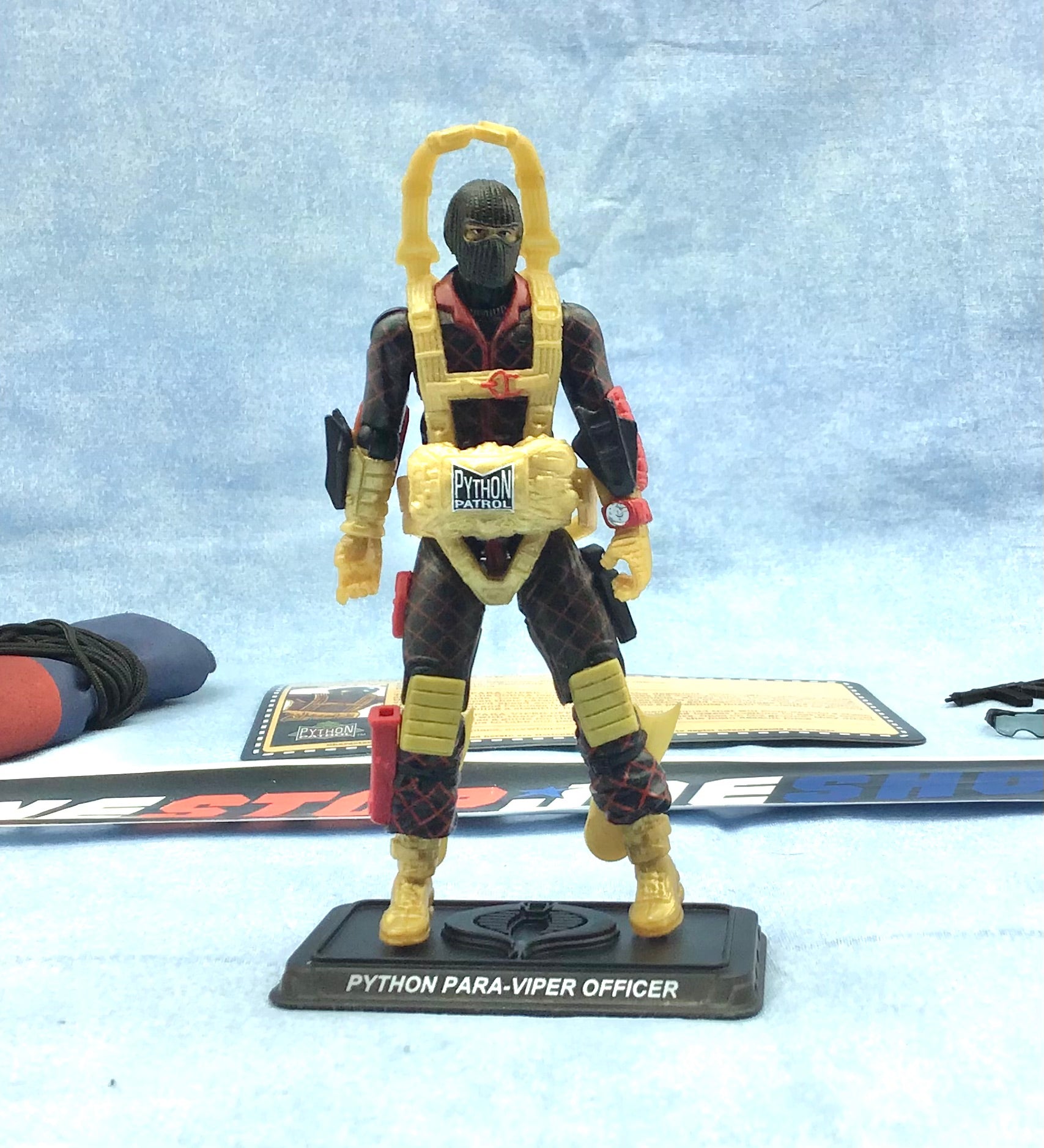 Python Patrol Joecon 2018 JOECON G.I. JOE COBRA PYTHON PATROL PARA-VIPER OFFICER V1 PARATRO ...
