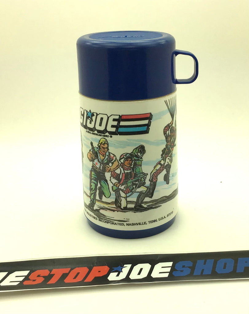 1986 VINTAGE ARAH G.I. JOE ALADDIN THERMOS COMPLETE