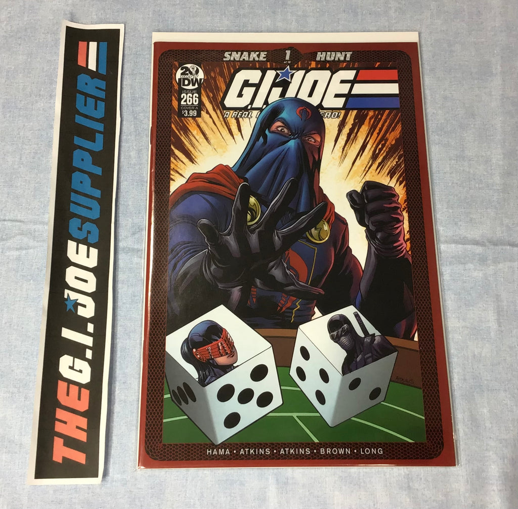 IDW PUBLISHING G.I. JOE A REAL AMERICAN HERO (2010-2022) ISSUE #266 [COVER A ATKINS] COMIC BOOK JULY 2019 HIGH GRADE