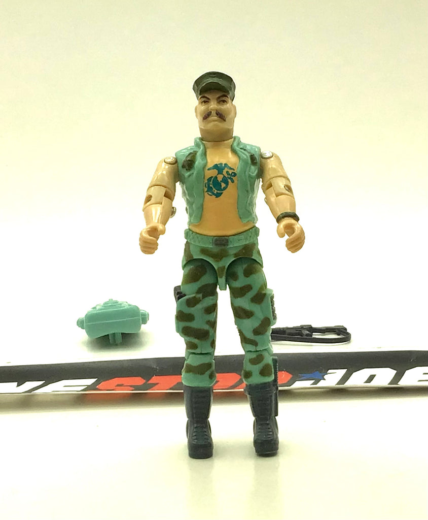 1983 VINTAGE ARAH G.I. JOE GUNG HO V1 MARINE LOOSE 100% COMPLETE (k)