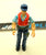 1984 VINTAGE ARAH G.I. JOE CUTTER V1 HOVERCRAFT PILOT LOOSE 100% COMPLETE (c)
