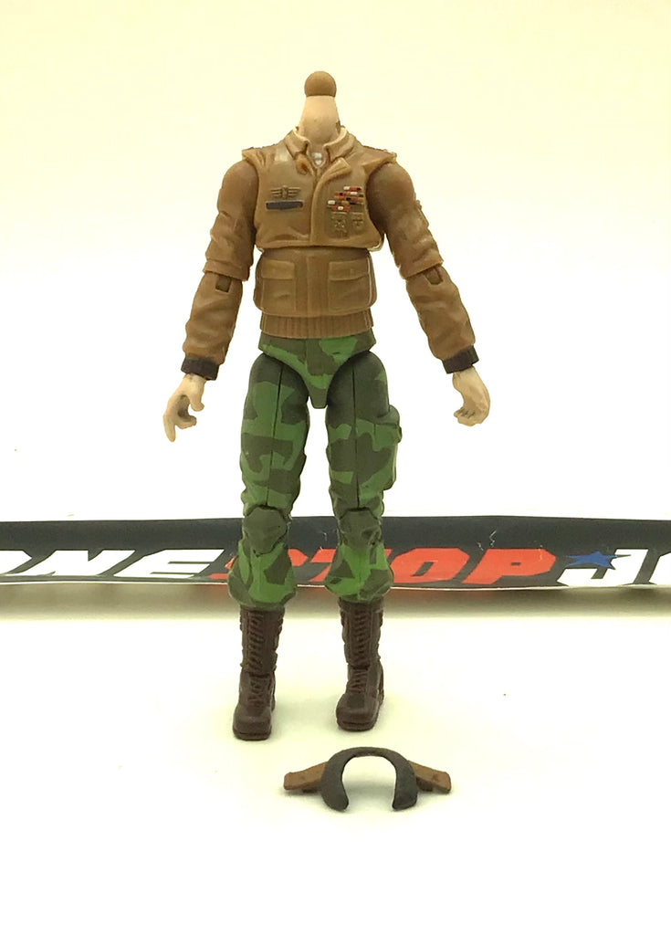 2009 25TH ANNIVERSARY G.I. JOE HAWK V4 BODY PART CUSTOMS FLAWED