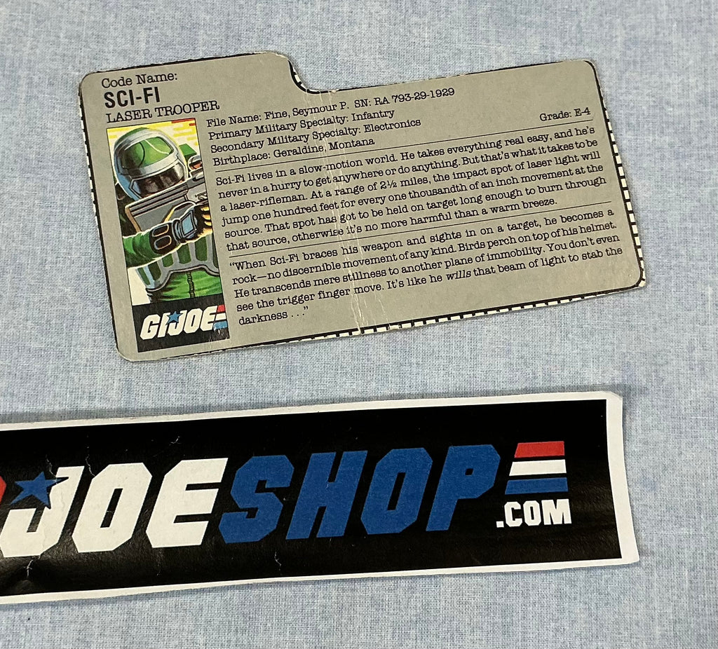 1986 VINTAGE ARAH SCI-FI V1 SLAUGHTER OFFER FILE CARD (f)