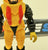 1988 VINTAGE ARAH G.I. JOE COBRA SECTO-VIPER V1 COBRA BUGG VEHICLE DRIVER LOOSE 100% COMPLETE (b)