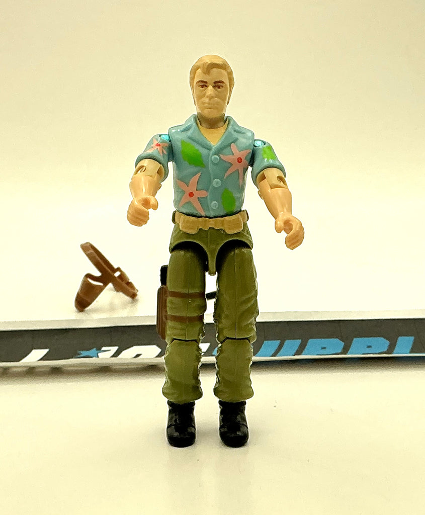 1987 VINTAGE ARAH G.I. JOE CHUCKLES V1 UNDERCOVER AGENT LOOSE 100% COMPLETE (e)
