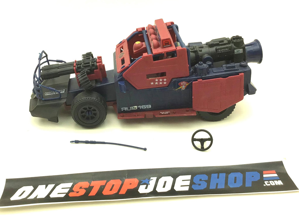 1986 VINTAGE ARAH G.I. JOE COBRA DREADNOK THUNDER MACHINE VEHICLE ONLY LOOSE 100% COMPLETE (b)