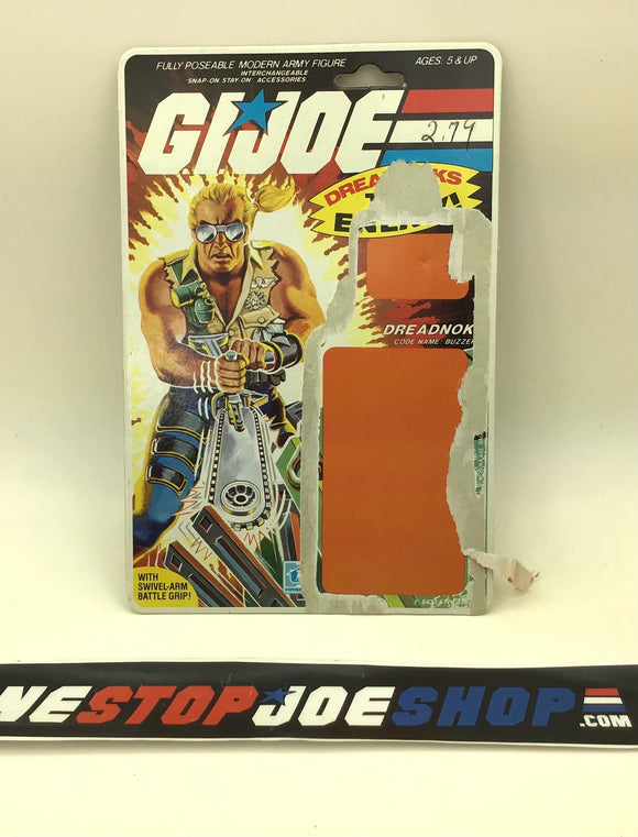 1985 VINTAGE ARAH BUZZER V1 STICKER CORRECTION VARIANT FULL FILE CARD PEACH