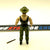 1986 VINTAGE ARAH G.I. JOE SGT. SLAUGHTER V2 TRIPLE T TANK DRIVER LOOSE 100% COMPLETE (c)