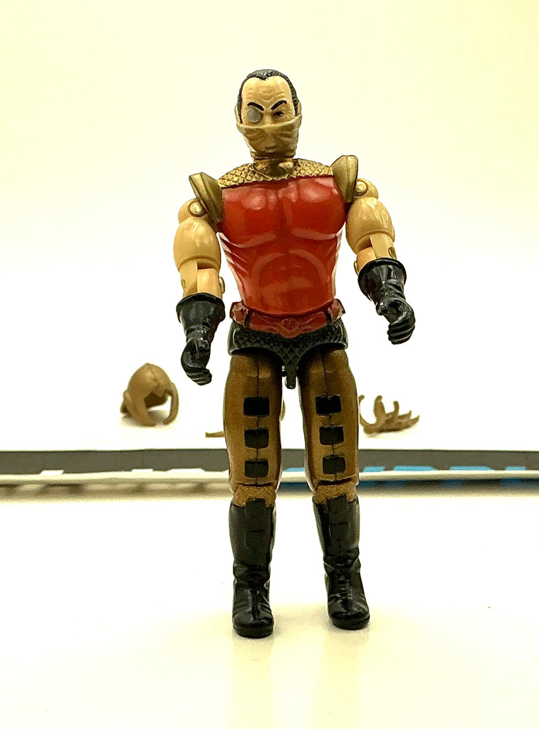 1990 VINTAGE ARAH G.I. JOE COBRA OVERLORD V1 DICTATOR VEHICLE DRIVER LOOSE 100% COMPLETE (g)