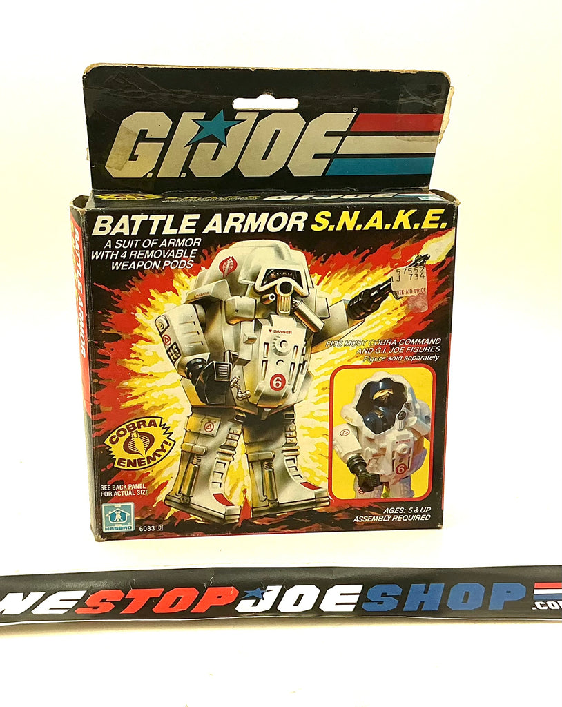 1983 VINTAGE ARAH COBRA SNAKE S.N.A.K.E. BATTLE ARMOR VEHICLE BOX ONLY (b)