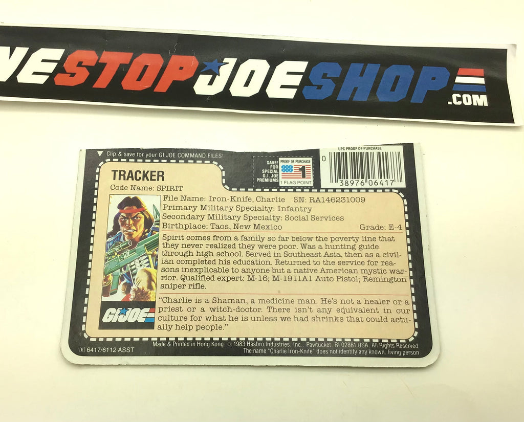 1984 VINTAGE ARAH SPIRIT V1 FILE CARD (i)