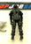 1985 VINTAGE ARAH G.I. JOE SNAKE EYES W/ TIMBER V2 NINJA COMMANDO LOOSE 100% COMPLETE (f)