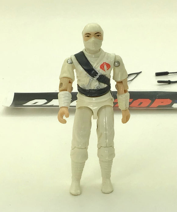 1984 VINTAGE ARAH G.I. JOE COBRA STORM SHADOW V1 NINJA MERCENARY LOOSE 100% COMPLETE (i)