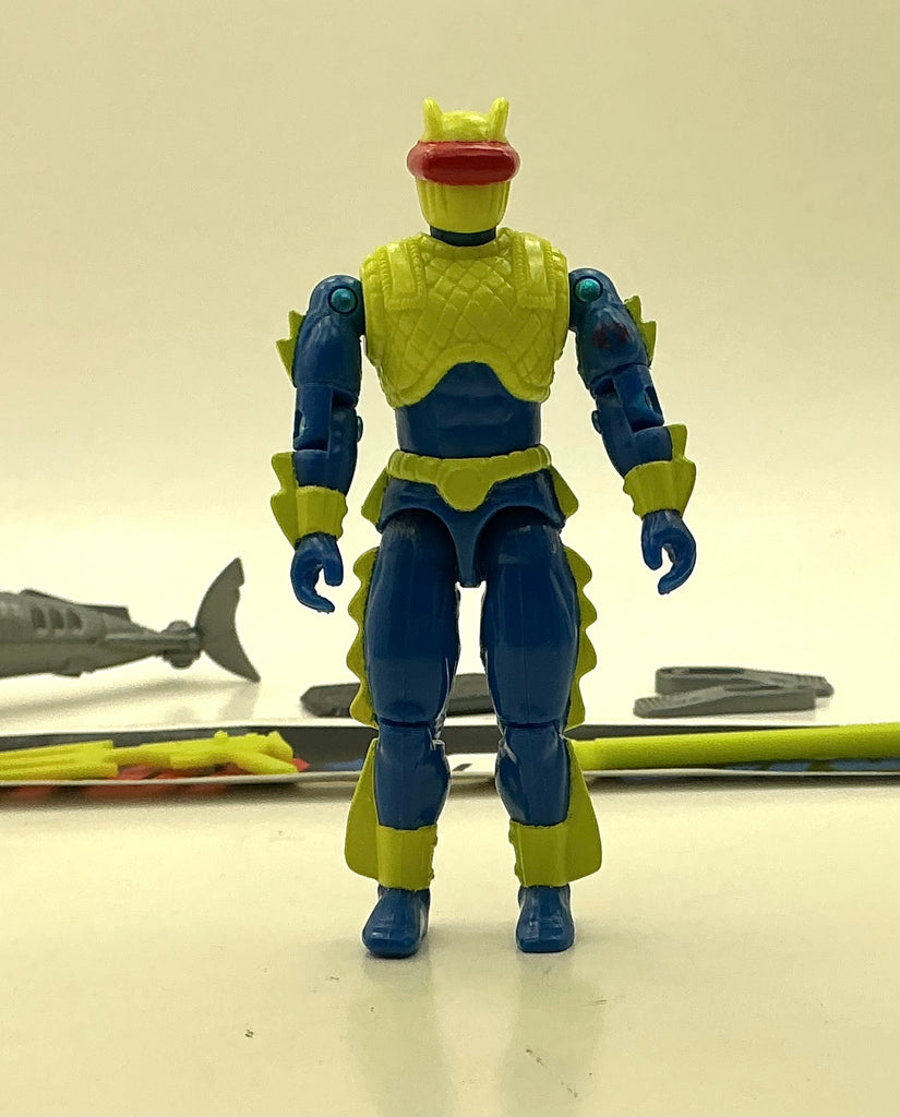1992 VINTAGE ARAH G.I. JOE COBRA EELS V2 UNDERWATER DEMOLITIONS LOOSE 100% COMPLETE (a)