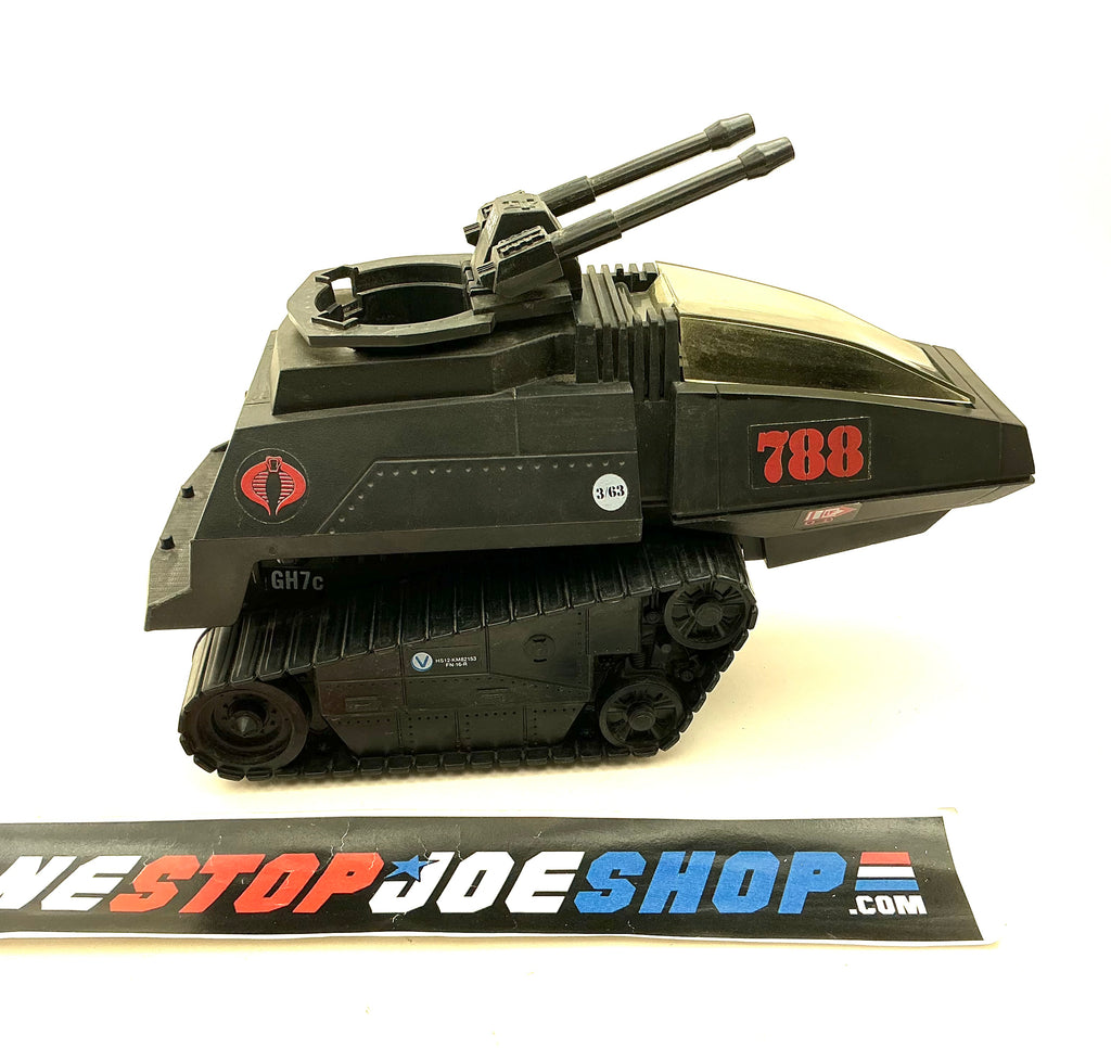 1983 VINTAGE ARAH COBRA H.I.S.S. HISS TANK VEHICLE ONLY LOOSE 100% COMPLETE (d) TURRET WORKS