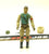 1983 VINTAGE ARAH G.I. JOE AIRBORNE V1 HELICOPTER ASSAULT TROOPER LOOSE 100% COMPLETE (d)