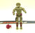 1988 VINTAGE ARAH G.I. JOE COBRA NULLIFIER V1 DESTRO'S IRON GRENADIERS A.G.P. PILOT LOOSE 100% COMPLETE (c)