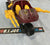 1989 VINTAGE ARAH G.I. JOE COBRA PYTHON STUN VEHICLE LOOSE 100% COMPLETE (d)