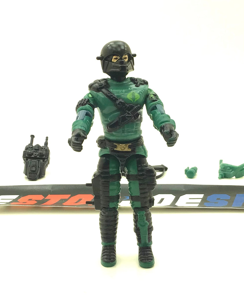 1989 VINTAGE ARAH G.I. JOE COBRA NIGHT-VIPER V1 COBRA NIGHT FIGHTER LOOSE 100% COMPLETE (d)