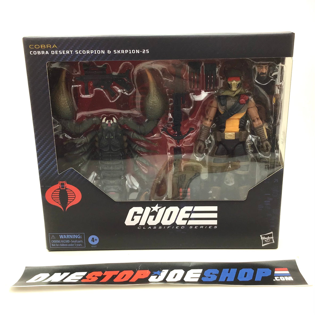 2025 CLASSIFIED G.I. JOE COBRA DESERT SCORPION #180 6" FIGURE HASBRO NEW SEALED