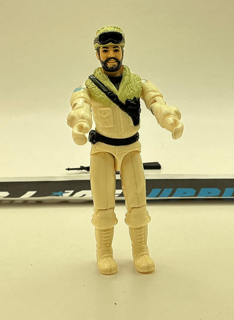 1985 VINTAGE ARAH G.I. JOE FROSTBITE V1 SNOW CAT DRIVER LOOSE FIGURE (f)
