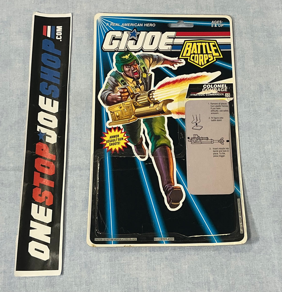 1993 VINTAGE ARAH COLONEL COURAGE V1 FULL FILE CARD (b)