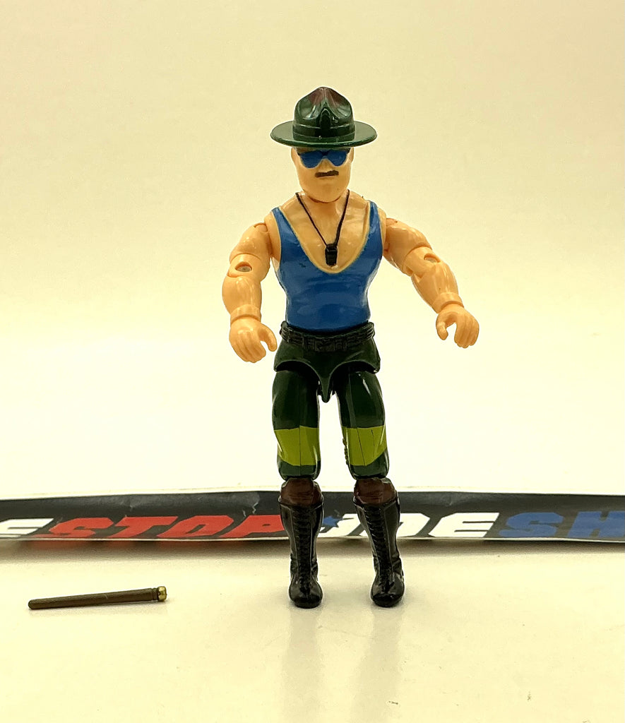 1989 VINTAGE ARAH G.I. JOE SGT. SLAUGHTER V4 MARAUDERS COMMANDER LOOSE 100% COMPLETE (b)