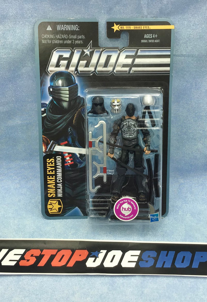 2011 POC G.I. JOE SNAKE EYES V55 TEMPLE GUARDIAN WAVE 6 NEW SEALED (c)