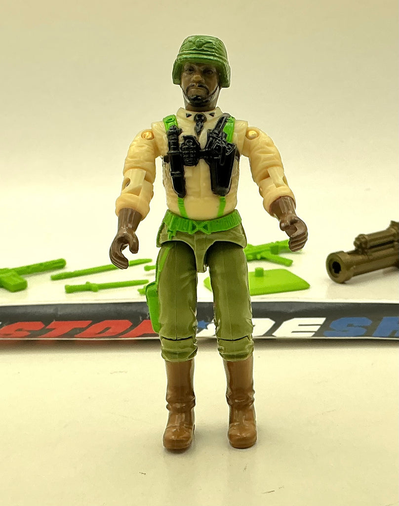 1993 VINTAGE ARAH G.I. JOE COLONEL COURAGE V1 STRATEGIC COMMANDER LOOSE 100% COMPLETE (b)