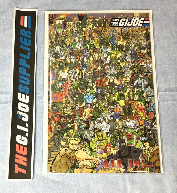 IDW PUBLISHING G.I. JOE A REAL AMERICAN HERO (2010-2022) ISSUE #300 [COVER A SULLIVAN] COMIC BOOK NOVEMBER 2022 HIGH GRADE