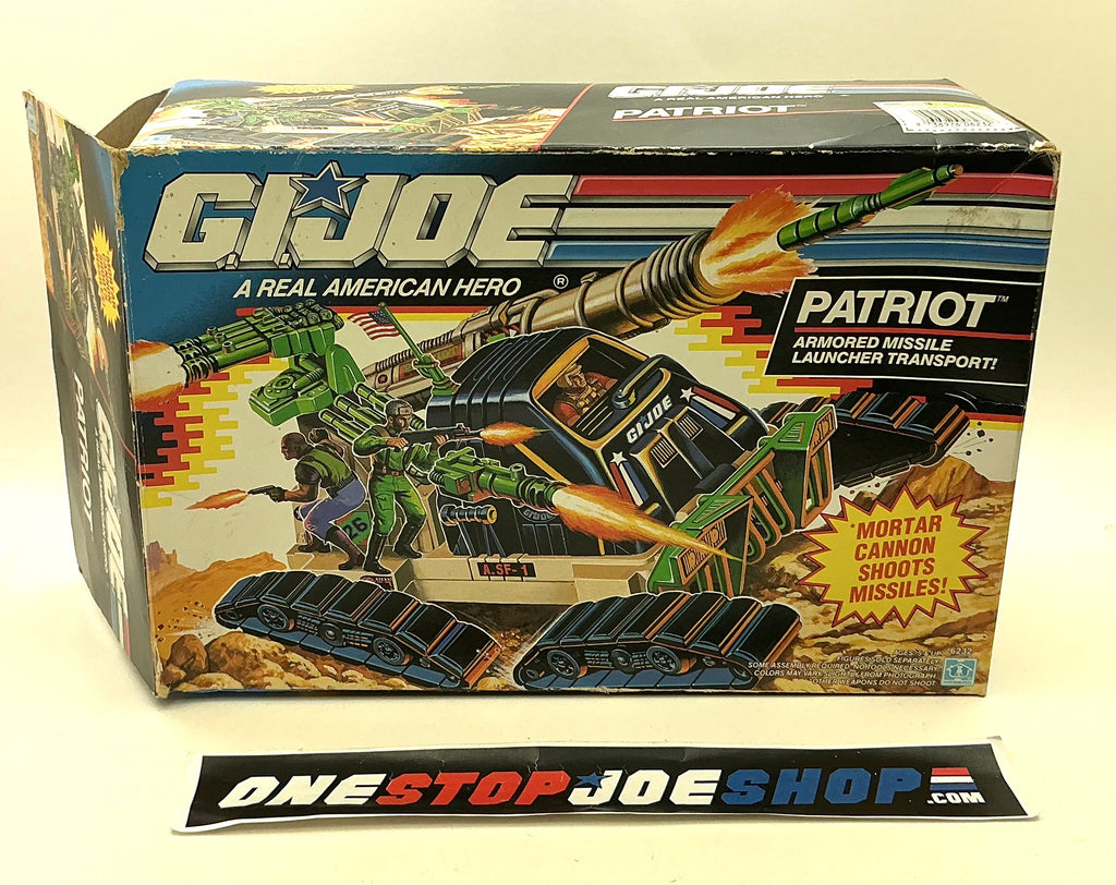 1992 VINTAGE ARAH G.I. JOE PATRIOT BOX ONLY (b)