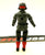 1986 VINTAGE ARAH G.I. JOE COBRA STRATO-VIPER V1 NIGHT RAVEN PILOT LOOSE 100% COMPLETE (d)
