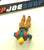 1989 VINTAGE ARAH G.I. JOE DOWNTOWN V1 MORTAR MAN LOOSE 100% COMPLETE (a)