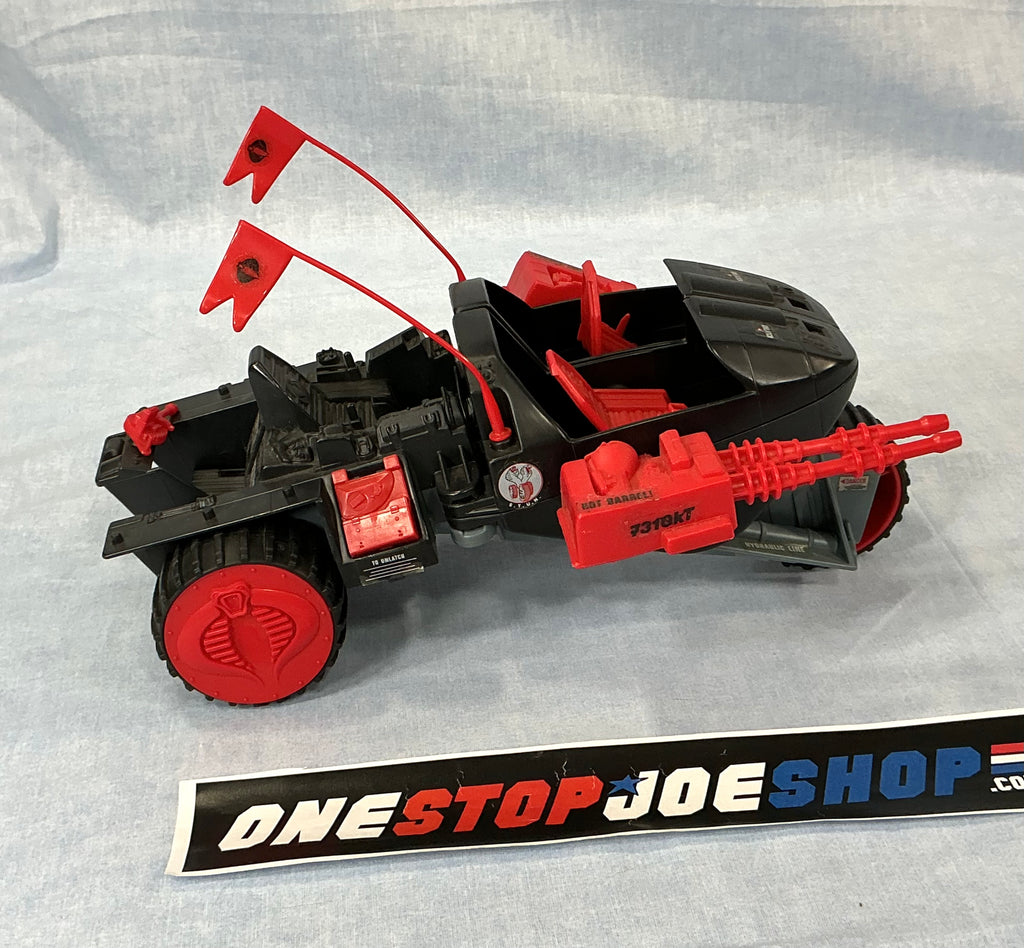 1986 VINTAGE ARAH G.I. JOE COBRA STUN VEHICLE ONLY LOOSE 100% COMPLETE (e)
